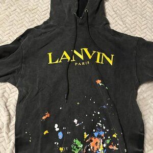 NWT Gallery Dept x Lanvin Paris Hoodie Black Size Large Medium